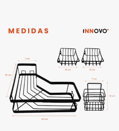 Miniatura 2 de set Organizador De Baño